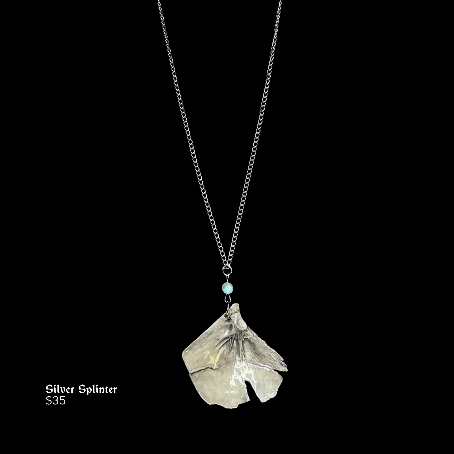 Silver Splinter Necklace