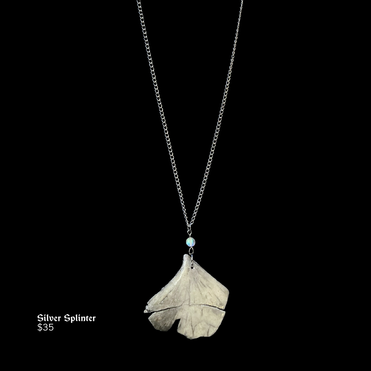 Silver Splinter Necklace