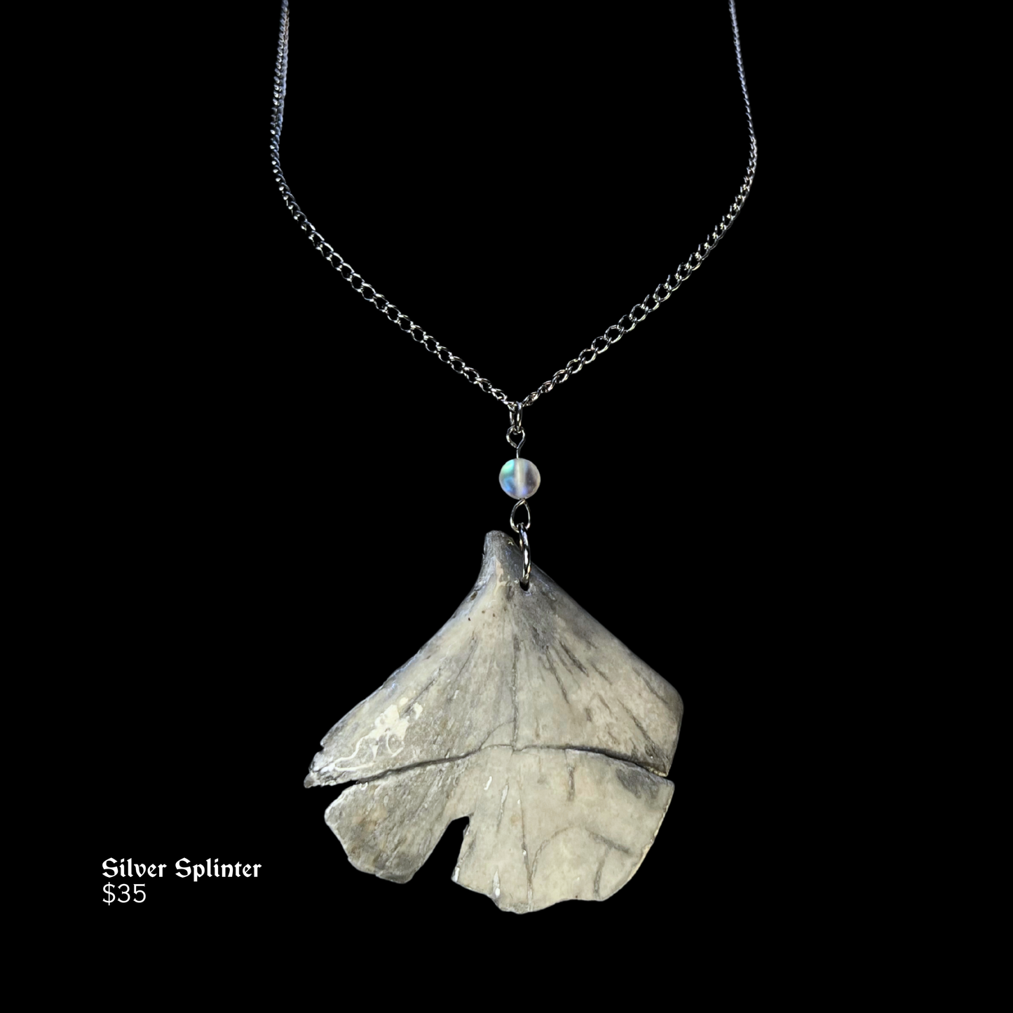 Silver Splinter Necklace