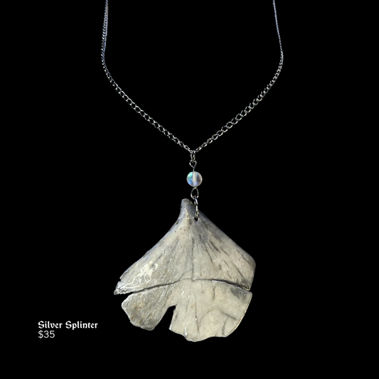 Silver Splinter Necklace