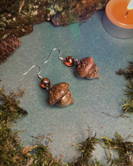 Oak Tree Earrings